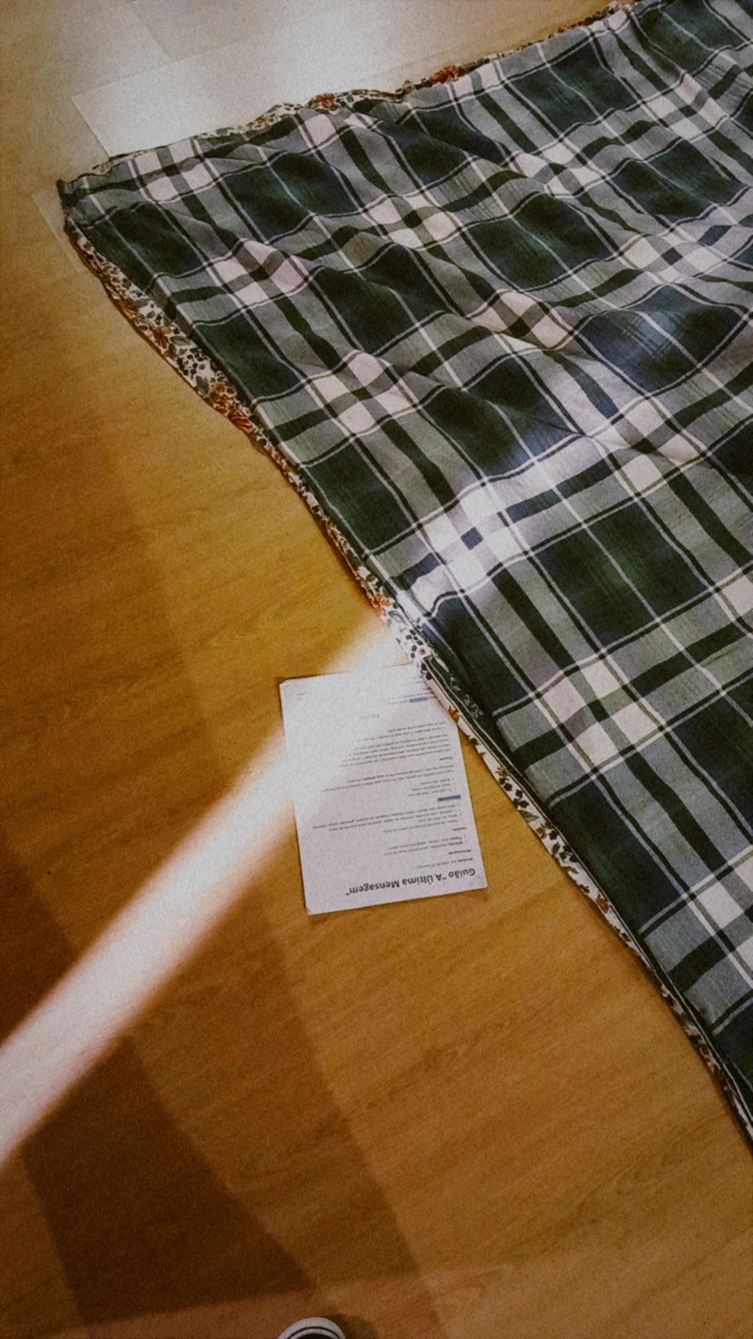 Cenário e guião de uma produção teatral